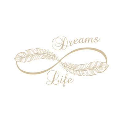 Décalcomanie murale « infinity life rêves » Donnie
