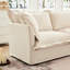 4 places en tissu chenille, canapé modulaire en forme de U, siège profond confortable pour le salon, canapé modulaire de luxe, siège, canapé classique