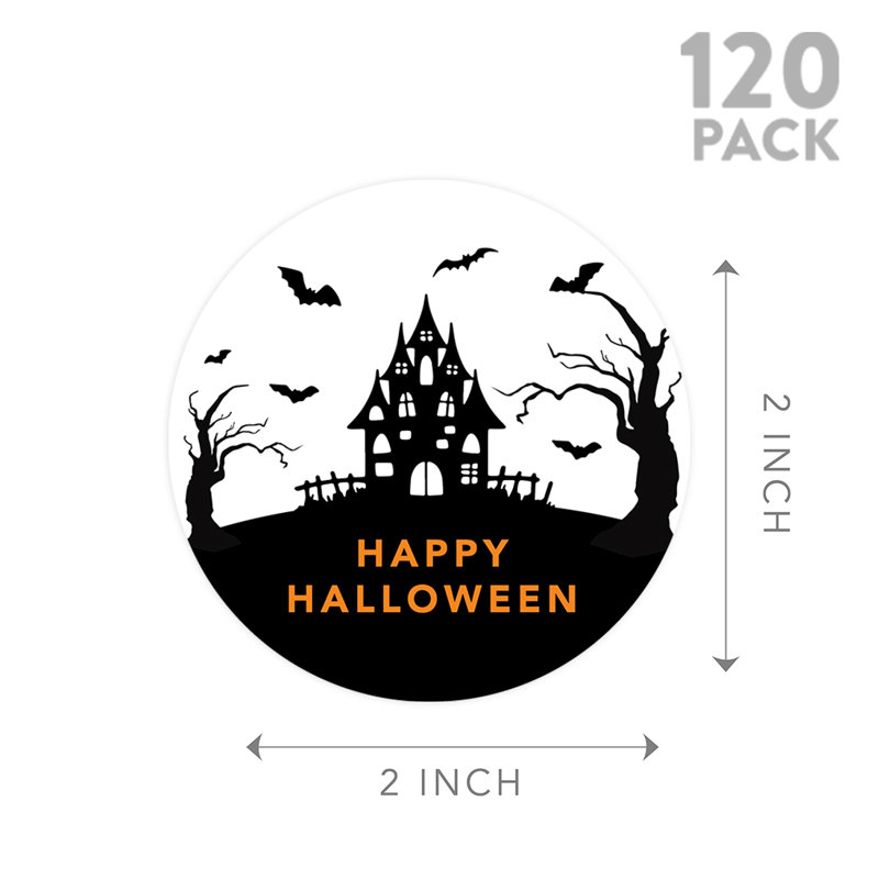 Ensemble de 120 décorations Happy Happy Halloween
