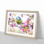 Blue Tit Bird in Spring in Abstract - Picture Frame Painting Print-55679527-55679528