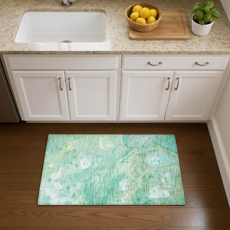Premium Machine Washable Ralston AMF1941 Abstract Rug, Rectangle 1'8" x 2'6"
