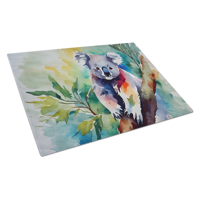 Koala Glass Cutting Board Large