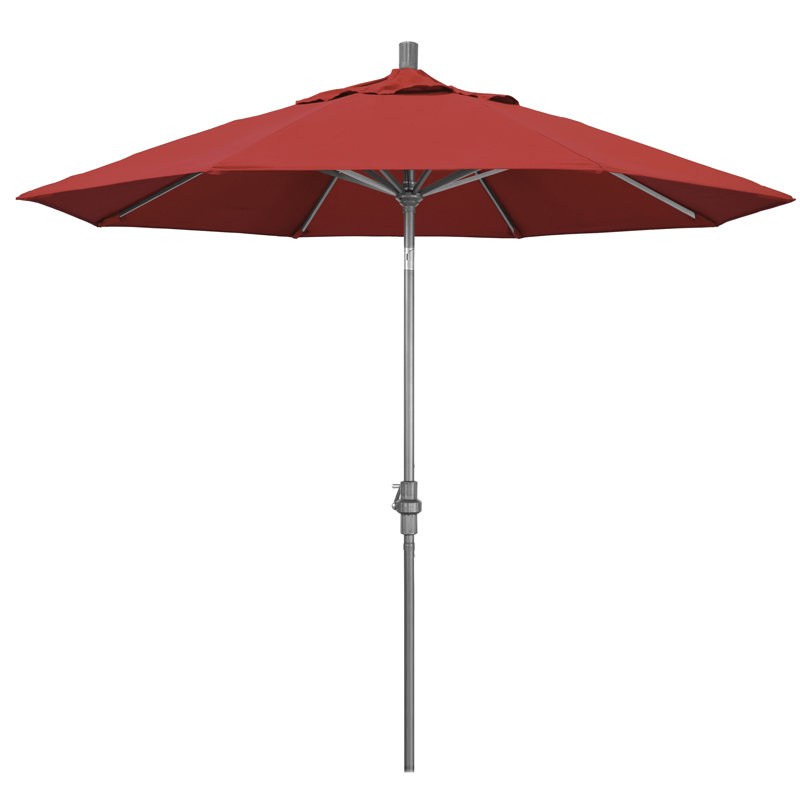 Parasol de marché 9 pi Romany, Rouge - oléfine