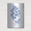 «Indigo Botanical 1» par Jean Plout, art mural en métal-874075930