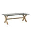 Valladares 6 - Person Acacia Wood Patio Dining Set with Rectangular Table , Cushions Included
