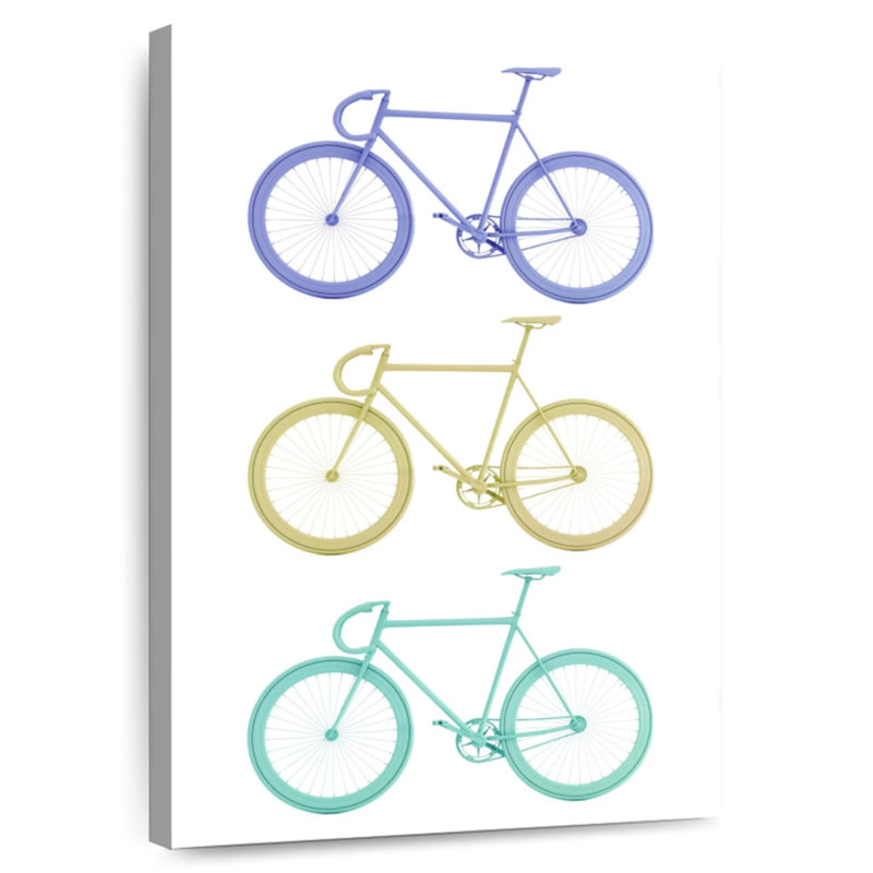 Mehar Trio Bikes, 48" H x 32" W