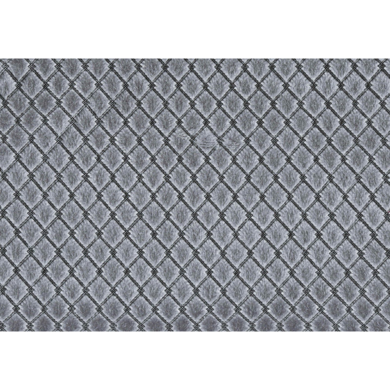 Diamond Geometric Throw Pillow, Silver