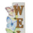 42"H Solid Wood "WELCOME" Porch Sign With Butterfly