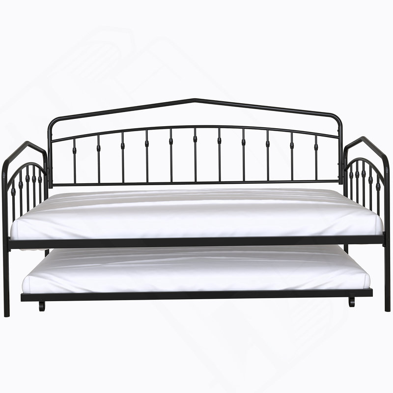 Twin Daybed, Black, Black