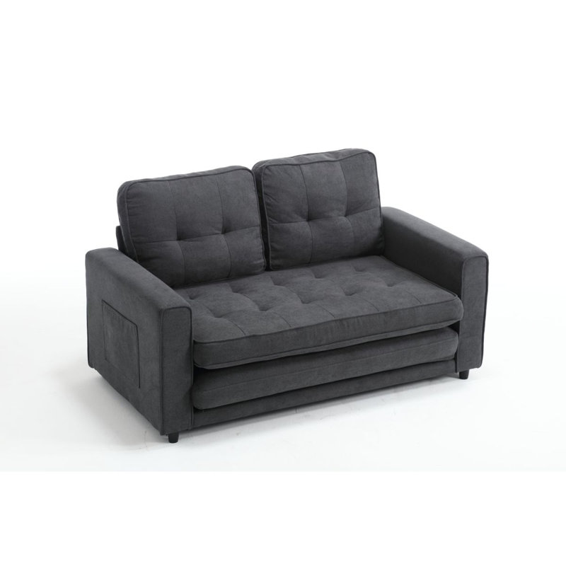 Canapé à 3 volets, canapé-lit futon convertible, causeuse peu encombrante, canapé-lit escamotable pour le salon