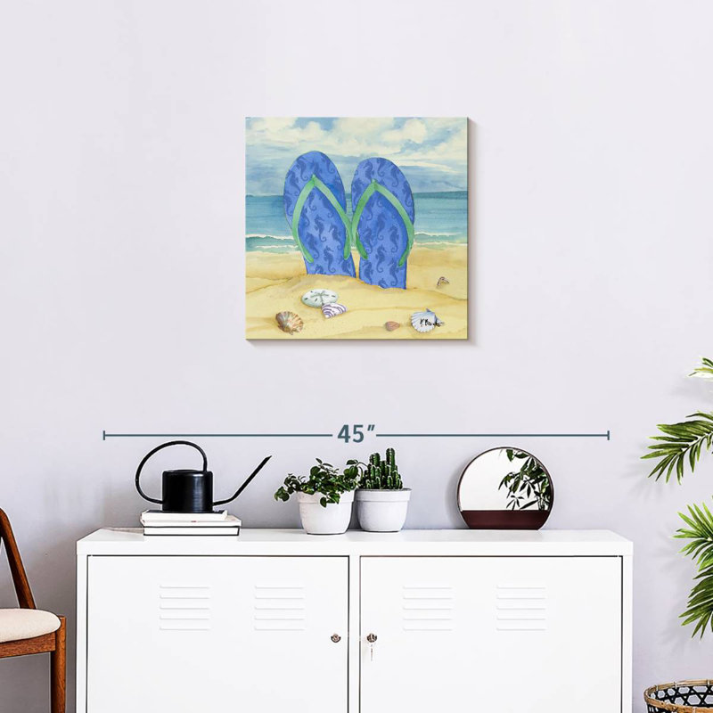 Gillard Toes In The Sand II, 20" H x 20" W