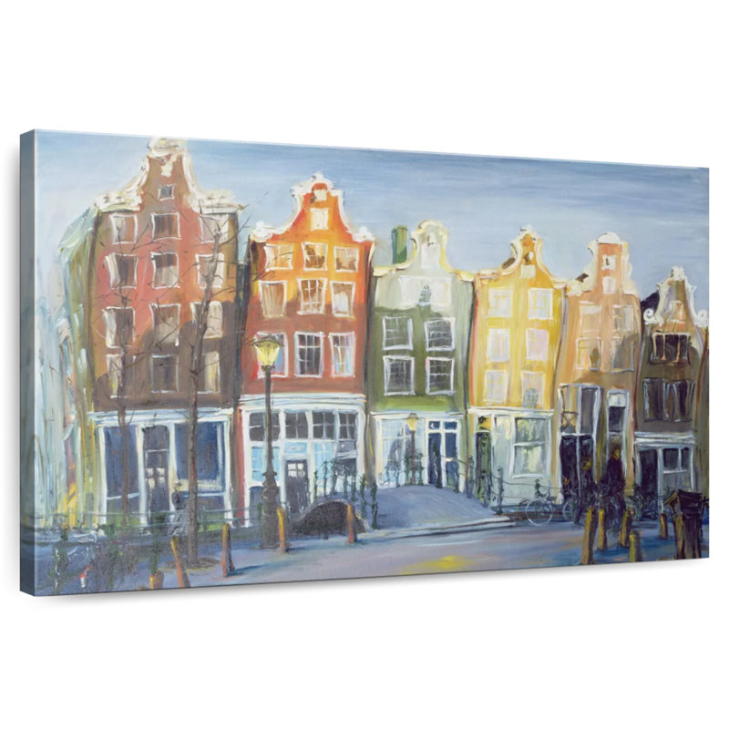 Les maisons Sireci à Amsterdam, H 8 po x l 12 po