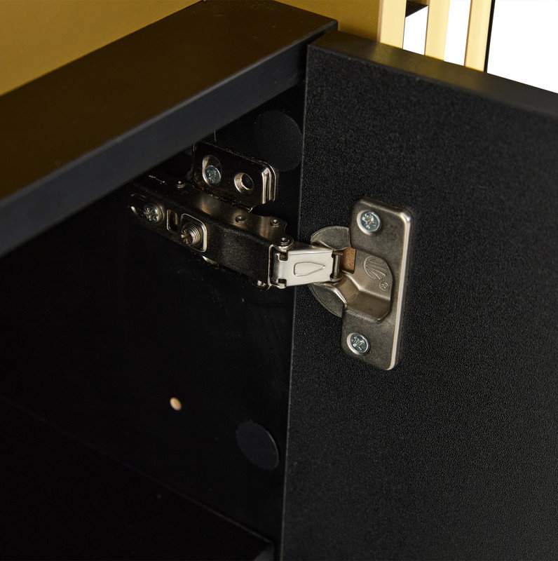 140.01 Sideboard, Black & Gold