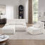 Canapé modulaire moderne en L de 98 po-1409089484