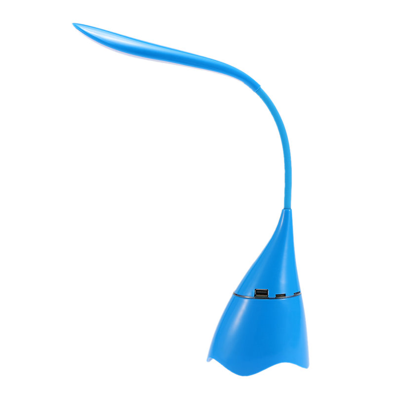 LED Table Lamp with Music Speaker, Blue