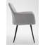 Beaury Fabric Armchair in Grey