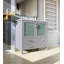 Meuble-lavabo de salle de bain 36 po X P 18,25 po D, dessus en céramique, ensemble de robinet et Miroir
