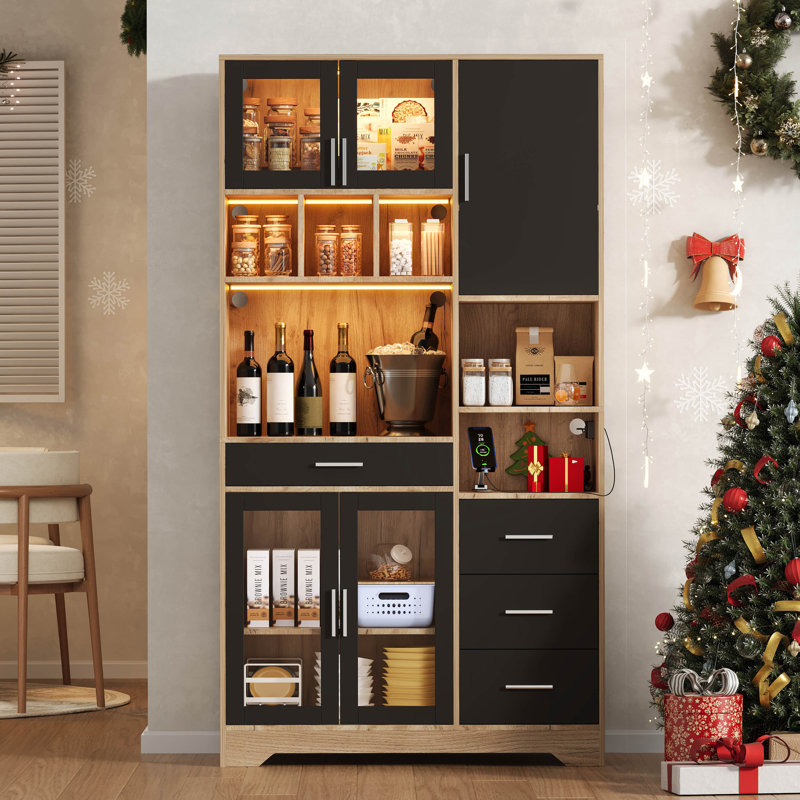 185cm Kitchen Pantry