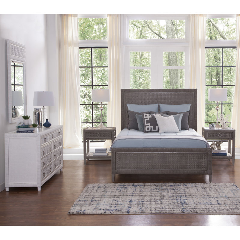Naples 1 - Drawer Nightstand, Celery, Yes, Satin Nickel
