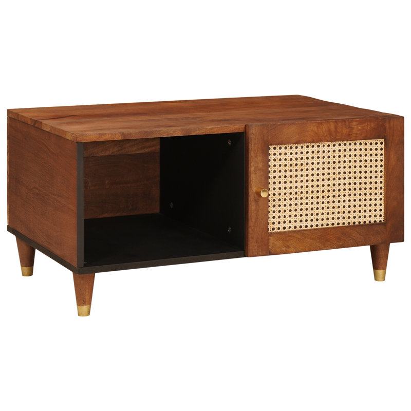 Solid Wood Coffee Table with Storage