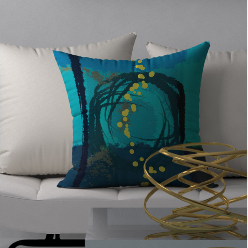  Housse et insert de coussin carré fiable, H 24 po x l 24 po