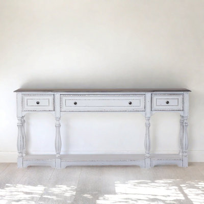 Console rustique avec tiroirs