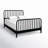 Louisa Solid Wood Spindle Bed-53914249-53914253
