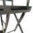 Casual Home Director's Chair, Black Frame/Black Canvas,Suitable For Adults, Foldable Style, 2Pcs/Set  Populus