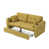 Chenille jaune moutarde