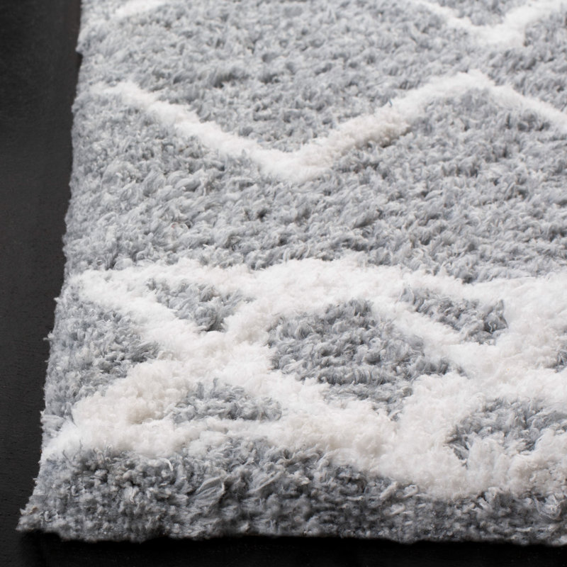 Tapis gris touffeté à la main Boyland, Rectangulaire 3 pi x 5 pi