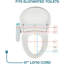 Siège de bidet allongé chauffant électrique Series Series