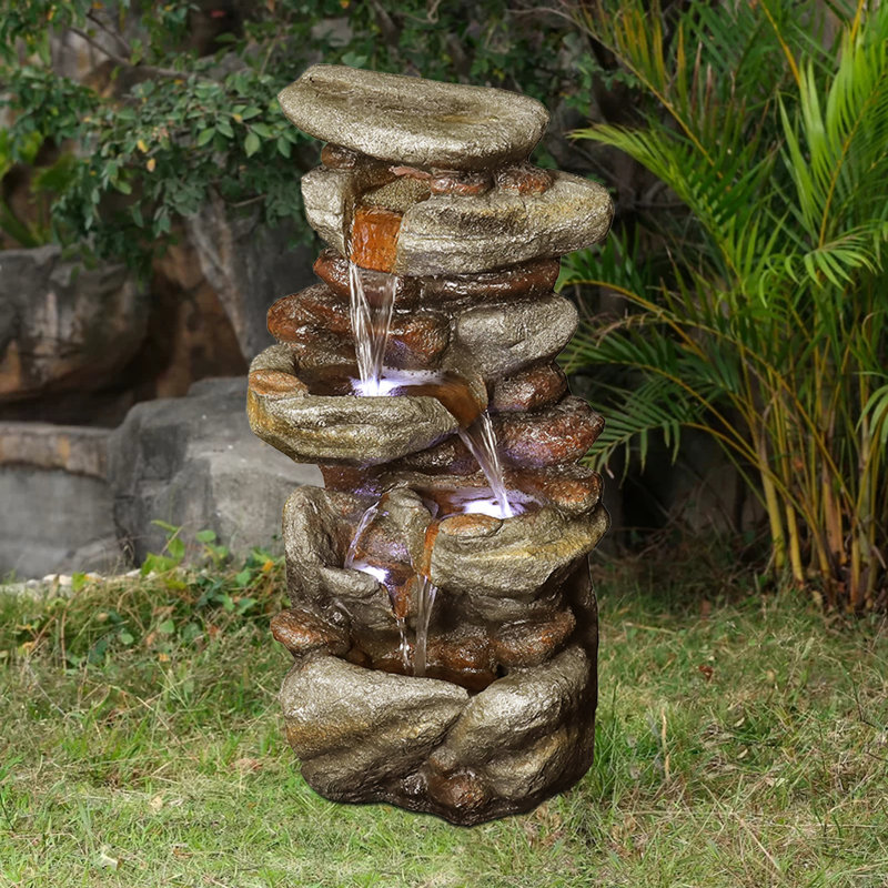 Fontaine avec lumière DEL Leonor