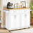 Llaneli Kitchen Island, Rolling Kitchen Cart with Storage Drawers-1228234394