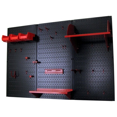 Pegboard Standard Tool Storage 32" H x 48" W Kit