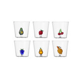 Fruits & Flowers - Set 6 Pcs Tumbler Assorted (IC354.238 - IC354.240 - IC354.241 - IC354.259 - IC354.243 - IC354.244) 11.8 Oz