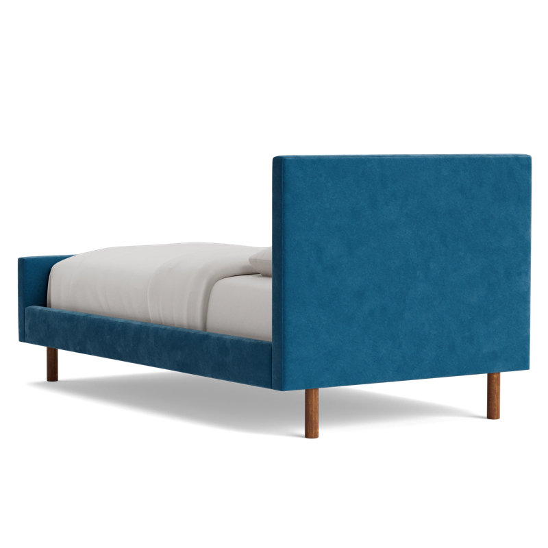 Skinny Fat Bed, Twin, Performance Velvet - Denim