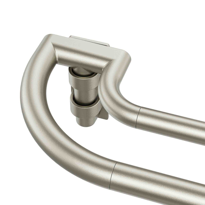 Iron 129 in. Overall Width, Nickel