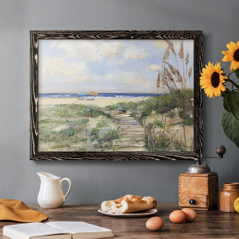 " Summer Seas ", Black, 18" H x 26" W x 1.5" D