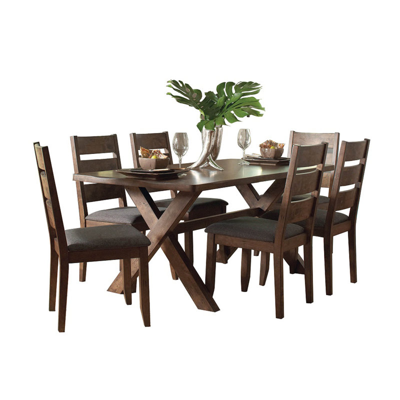 Montanez 6 - Person Trestle Dining Set