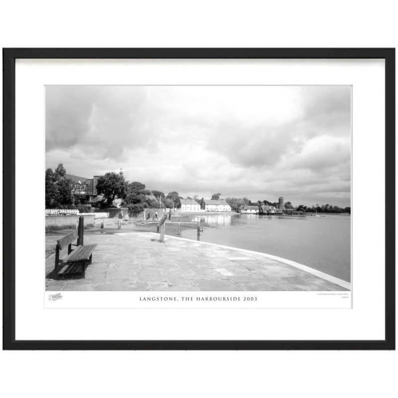 Langstone, The Harbourside 2003 by Francis Frith - Single Picture Frame Print, 60cm H x 80cm W x 2.3cm D