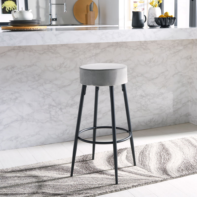 Tabouret de bar 30 po Arlandria, Gris pale