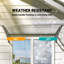 Window Awning Door Canopy, Sun Shelter, Clear