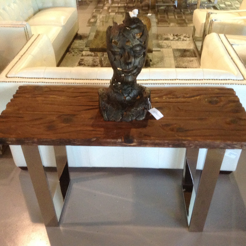 Pierina 52'' W Solid Wood Console Table