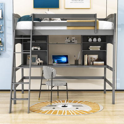 Harriet Bee Decklyn Kids Twin Loft Bed & Reviews | Wayfair