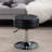 Highfill Adjustable Swivel Vanity Stool Tufted Leather Seat-1994502447