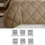 Ensemble d'édredon en duvet synthétique réversible Diamond Quilting-479107209-479107211