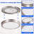 Dukie 14 inch LED Flush Mount Ceiling Light Fixture Dimmable CCT Selectable 
