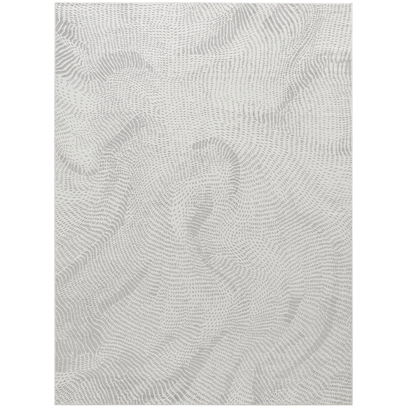 Tapis d'intérieur gris DCLY Central Park West, Rectangle 7 pi 10 po x 9 pi 10 po