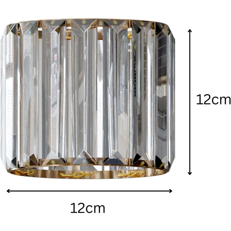 Lamp Shade, Gold, 12cm