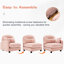 Canapé d'angle en chenille rose, design ergonomique et modulable pour un espace de vie polyvalent. Élégant et modulaire, en chenille de haute qualité, avec siège et combinaisons flexibles pour les chambres.